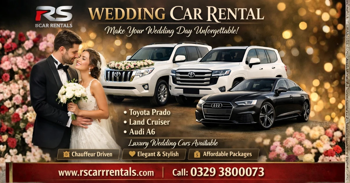 Wedding Car Rental in Lahore